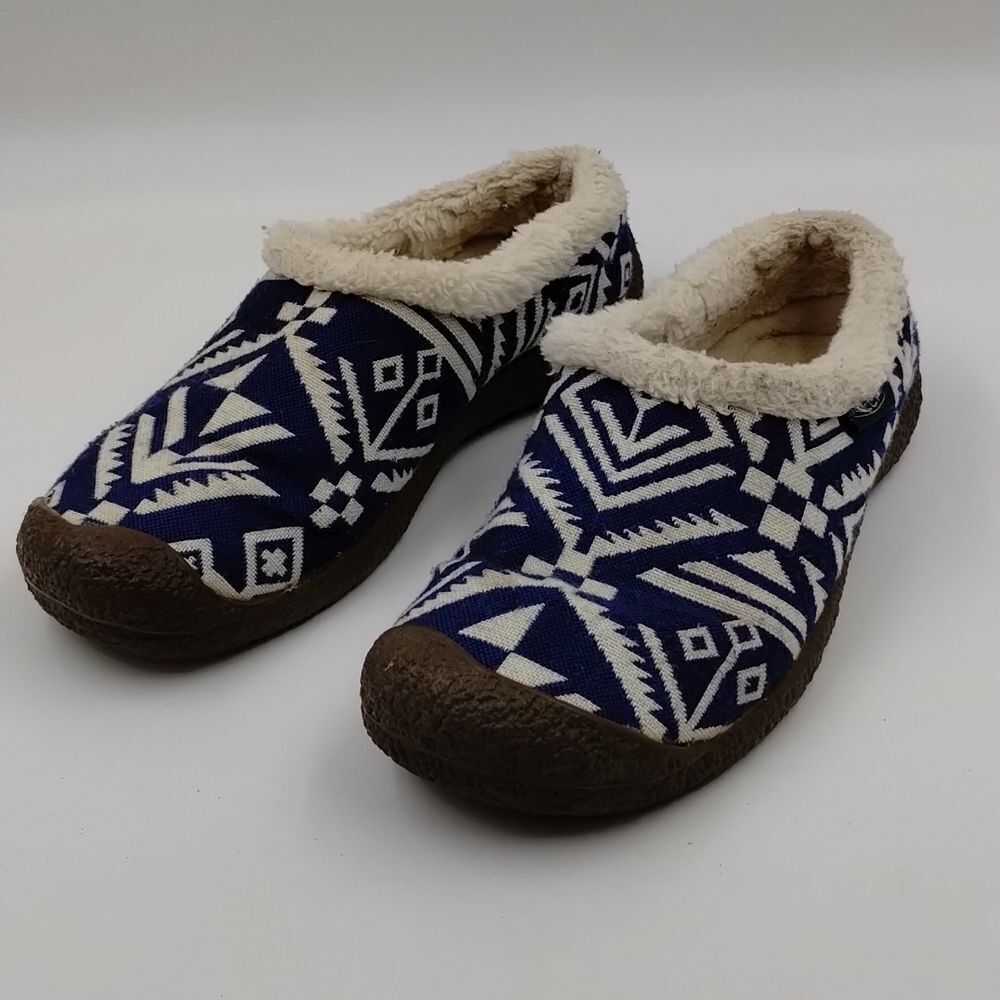 Keen Howser Slide Wool Slip On Clog Shoes Navy Cr… - image 1